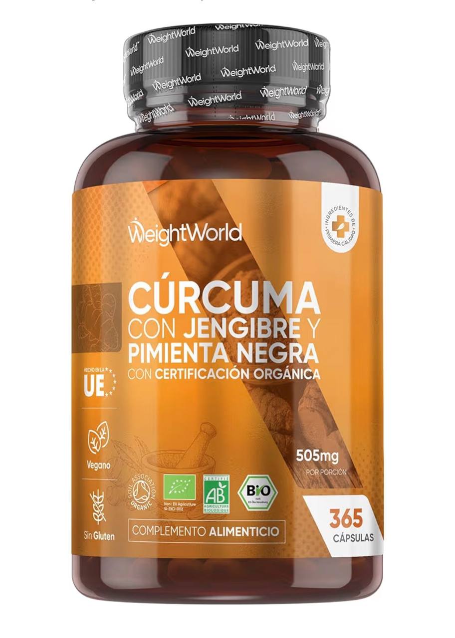 Cúrcuma con jengibre y pimienta negra